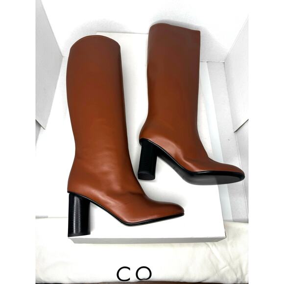 Co. Brown Leather Riding Boots Women’s Tall Equestrian Designer Luxury EU 36 - Picture 5 of 10
